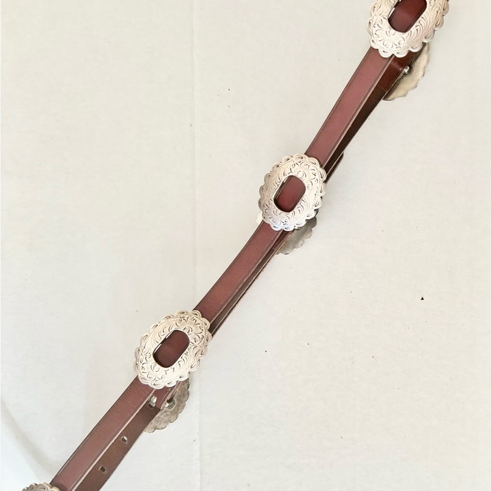 Lauren Ralph Lauren Brown Belt with Silver Details